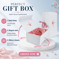 Boîte cadeau de mariage personnalisée de luxe avec logo, boîte en carton pliable avec aimant et ruban pour la mariée et les demoiselles d'honneur