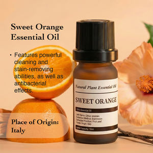 Aceite Esencial de Naranja Dulce OEM 10ml 100% Puro Destilado al Vapor Cosmético para el Cuidado de la Piel Aromaterapia Alivio del Dolor Anti-Hinchazón - Product Image 2