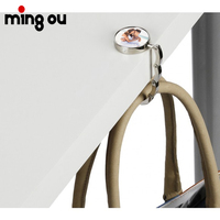 Faltbarer Handtaschenhalter mit UV-Druck für Büroschreibtische, Eleganter Praktischer Hochwertiger Tragbarer Taschenhalter, Langlebig