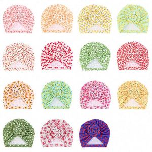 Accessoires pour cheveux personnalisés en gros avec logo, pour filles de 1 à 3 ans, turban coloré en coton et élasthanne gaufré, unisexe, toutes saisons - Product Image 6