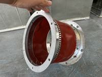 Connecteur de conduit flexible haute température en acier inoxydable, bride de conduit d'air contemporaine pour systèmes CVC, écoles et hôpitaux