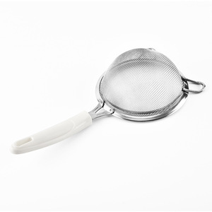 Stainless Steel <b>Flour</b> Sifter 30 Mesh Double Layer 18Cm Baking Tool Handheld Sugar Strainer - Product Image 1