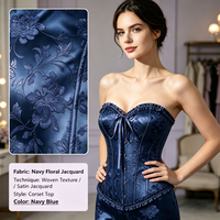 Tissu Jacquard Premium 100% Polyester Écologique Respirant Texture Fine Largeur 58/60 pouces pour Robes de Soirée Vêtements de Nuit Filles