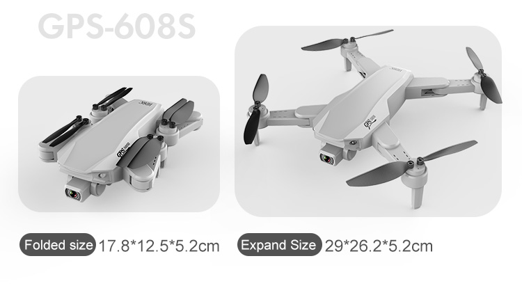 2022 New S608pro GPS Drone 6K Dual Camera Professional Aerial Photography Brushless Foldable Quadcopter RC Distance 3000M Gifts