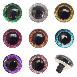 <span class=keywords><strong>3D</strong></span> paillettes grands yeux de sécurité animaux en peluche yeux en plastique artisanat Crochet yeux pour bricolage de marionnette ours jouet poupée faisant des breloques mini - Product Image 2