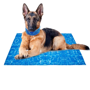 Colchoneta de Gel de refrigeración impermeable de PVC de primera calidad para mascotas, cama plegable reutilizable para perros, colchón con patrón personalizado, almohadilla calmante para cachorros de verano, moderna - Product Image 3