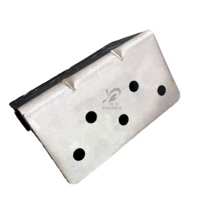 Support d'angle à dix trous pour cheveux de meuble, 70 mm x 39 mm, nickelé, pour fixation de meubles - Product Image 4