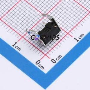 TSA36251-043D544DA Tactile Switch Bent Lead Through Hole-4P 7.4x3.5mm Switch Single Pole Single Throw Rectangle Button 2.8N - Product Image 2