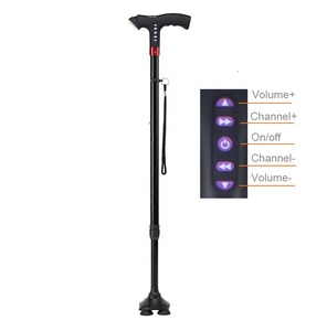 Jianlian Electric Telescopic <strong>Walking</strong> <strong>Stick</strong> Old <strong>Man</strong> Smart Elderly <strong>Walking</strong> <strong>Sticks</strong> With Radio - Product Image 1
