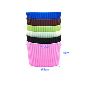 BPA Free <b>Reusable</b> Coffee <b>Cup</b> Silicone Sleeves Heat Resistant Protective Silicone Sleeve for Coffee <b>Cup</b> - Product Image 5