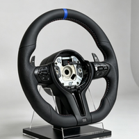 Volant en cuir personnalisé en forme de D M Performance pour BMW F10 F20 F30 F32 F80 F82 M3 M4 M5 M6 E90 X5 X6