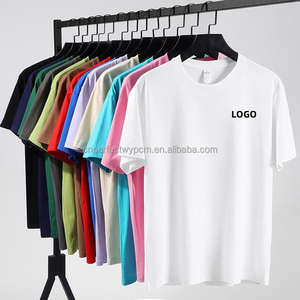 T-shirts décontractés pour hommes, col rond, 100% coton, t-shirt personnalisé de haute qualité, impression d'ours, t-shirt en vrac pour hommes - Product Image 1