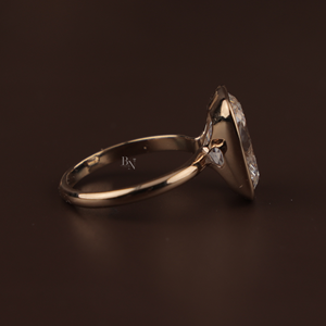 Anillo de Diamante Cultivado en Laboratorio de 7 Quilates para Mujer, Plata, Oro de 10K, Oro de 14K, Oro de 18K, Joyería Fina de Lujo para Compromiso y Boda, Chapado en Oro - Product Image 3