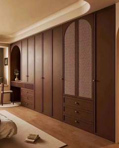 Armoire convertible moderne de luxe, dressing, coiffeuse, mobilier minimaliste de haute qualité européen, MDF, taille personnalisée pour la maison - Product Image 6