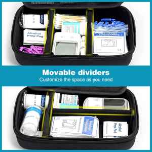Estuche de Almacenamiento Personalizado con Cierre para Medidor de Glucosa en Sangre, Kit de Prueba de Diabetes, Bolsa para Glucómetro con Espuma - Product Image 2
