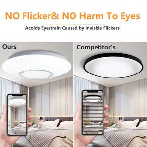 Bề mặt được gắn nóng bán hiện đại tối giản vòng bề mặt phẳng gắn homeuse trong nhà dẫn đèn trần - Product Image 5