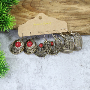Bohemian <b>Drop</b> Earrings Alloy Tassel Women's Party Jewelry Fashion Statement Earrings - Product Image 4