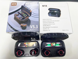 M18 TWS Wireless-Kopfhörer Kopfhörer mit Power Bank 5.3 Ecouteur San Fil Fones De Ouvido TWS <span class=keywords><strong>Com</strong></span> Cancel amento De Ruido M10 F9 - Product Image 2