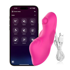 Mainan seks dewasa celana dalam bergetar <span class=keywords><strong>Stimulator</strong></span> klitoris kontrol aplikasi Vibrator ganda stimulasi ganda intim seru untuk wanita - Product Image 5