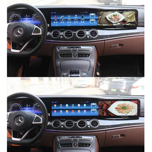 Unità di Controllo con Triplo Schermo da 38,5 Pollici per <span class=keywords><strong>Mercedes</strong></span> E W213 16-20 CLS <span class=keywords><strong>C257</strong></span> 18-20, CarPlay Wireless e Android Auto, Lettore Multimediale GPS - Product Image 4