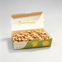 Boîte en papier kraft biodégradable à deux compartiments pour sushis et plats à emporter, résistante à la graisse et jetable
