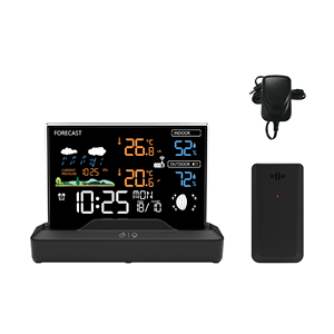 Station <span class=keywords><strong>météo</strong></span> sans fil précise Prévisions numériques Prévisions <span class=keywords><strong>météo</strong></span> Horloge hygromètre numérique - Product Image 5