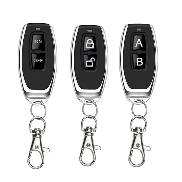 Hot Models 433MHz RF Wireless Remote Control ABS PC Material Custom Learning Code Rolling Code Waterproof LED Light Garage