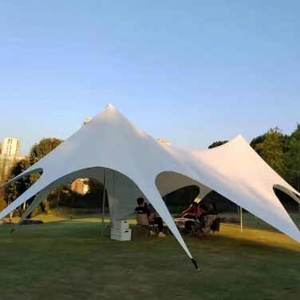 Tente extensible en acier robuste et imperméable <span class=keywords><strong>pour</strong></span> plus de 40 personnes, grande tente portable en tissu Oxford, abri <span class=keywords><strong>pour</strong></span> événements et fêtes, auvent pare-soleil - Product Image 5