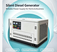Générateur à double carburant essence/GPL HR-26000X 20KW, refroidi par eau, monophasé/triphasé, avec démarrage/arrêt automatique pour alimentation de secours