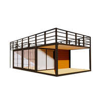 Conception de la Chine LCL personnalisée Logement Conteneur Logement Ceinture Modulaire Mobile Living Logement 40ft Maison Préfabriquée