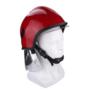 بنصف خوذة رجال إطفاء على الطراز الأوروبي قبعة صلبة مقاومة لدرجة الحرارة العالية 280-320C مضادة للصدمات مضادة للتآكل CE EN443 - Product Image 1