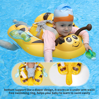 Bouée gonflable pour bébé et enfant Swimbobo, adorable abeille, pliable, en PVC, jouet aquatique pour piscine, été