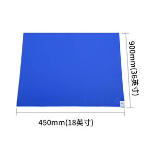Одноразовый 30-слойный Очищаемый клейкий коврик из синей полиэтиленовой пленки для чистки обуви, защита от пыли и пыли - Product Image 4