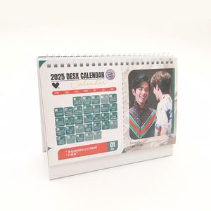 2025 Bán Buôn Tùy Chỉnh Lớn Đôi Cuộn Dây Bìa Cứng Máy Tính Để Bàn Lịch Thiết Kế Mới In Ấn Bàn Đồ Trang Trí - Product Image 6