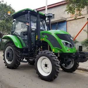 Trator de agricultura agrícola QLN-704 4wd trator fazenda 70hp 4*4 trator de rodas preço na áfrica do sul