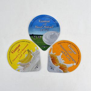 أغطية ألمنيوم قابلة للتقشير ومختومة بالحرارة ومخصصة ومقطوعة بالقالب ومطبوعة بنقوش بارزة لأكواب الزبادي وكبسولات القهوة - Product Image 3