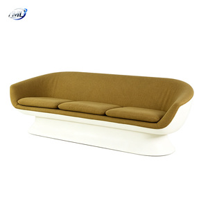 Ensemble de canapés Chesterfield gonflables modernes en forme de L avec revêtement en tissu, trois places, durables, pour hôtels, villas et clubs - Product Image 1