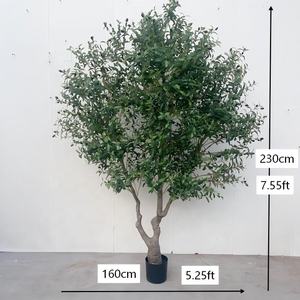 Árbol de <span class=keywords><strong>Olivo</strong></span> Artificial de Plástico para Interiores, 2.3 Metros, Tamaño Personalizado, <span class=keywords><strong>Precio</strong></span> de Fábrica, Planta Artificial de Alta Calidad para Decoración del Hogar, Regalo de Cumpleaños - Product Image 3