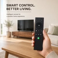 14 Tombol Warna Hitam Mendukung Pembelajaran Inframerah Kualitas Terbaik TV BOX Proyektor Video Bahan Plastik PC Remote Control Pintar