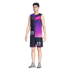 Maillot et short de basketball personnalisés en mesh pour hommes, uniforme de basket-ball uni, vente en gros - Product Image 5