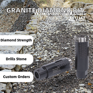 Brocas de Diamante Secas para Granito <span class=keywords><strong>Hizar</strong></span> HZV de Primera Calidad para Perforación de Mármol y Piedra - Product Image 2