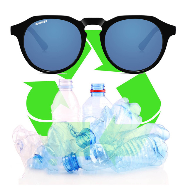 High Quality TAC Polarized Eco-friendly Recycle Material Frame Fashion Sunglasses Women Men Sun Glasses