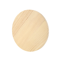 Plaque ronde en bois de 12 pouces, épaisseur 3/4 pouce, panneau suspendu en bois brut avec trou de suspension pour projets de bricolage