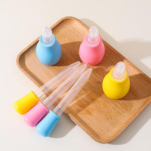 2 adet Set dağıtıcı damlalık bebek burun aspiratör bebek burun taşınabilir bebek burun temizleyici cihaz seti - Product Image 5