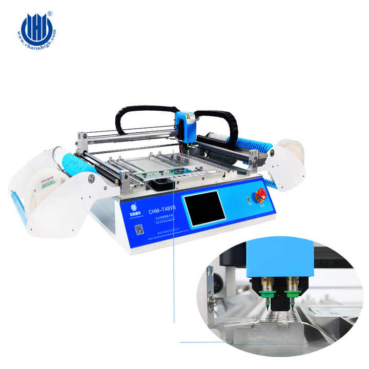 Desktop Pick and Place Machine Electronics Production Machinery 2 Head ...