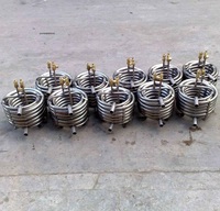 Tube en titane et coquille échangeur de chaleur évaporateur pièces d'échangeur de chaleur titane bobine tuyau bobine Tube Utubes