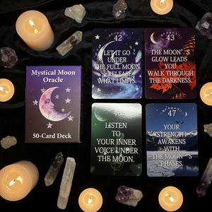 Cartes de divination horoscopique personnalisables Yvvei Jinn en papier recyclable avec finition brillante - Product Image 2