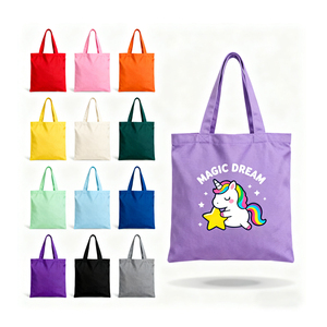 OEM ODM Custom Printed Recycled Logo Plain Organic Cotton Canvas Tote Bag Everyday Use Large Reusable Canvas Cotton Shopping Bag