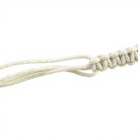 Bracelet en coton couleur bois avec puce RFID et étiquette en bois |   Bracelet de promotion ovale gravé au laser pour contrôle d'accès aux complexes hôteliers