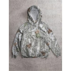 RoseSeek Sweat-shirt à capuche camouflage pour fille, à manches longues, respirant, en tricot, décontracté pour femme - Product Image 4